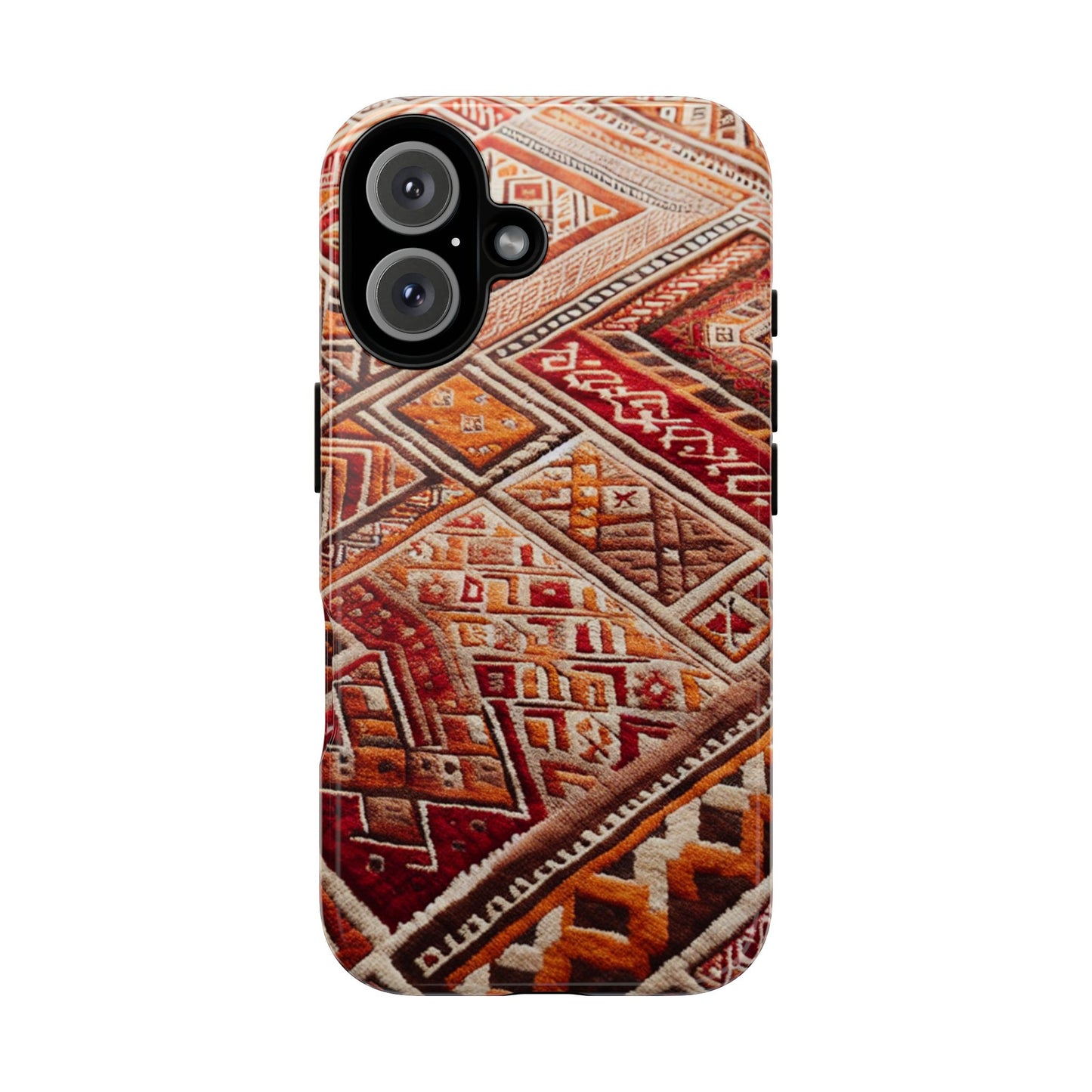 Bohemian Rug iPhone Case - Durable Tough Case with Vintage Design